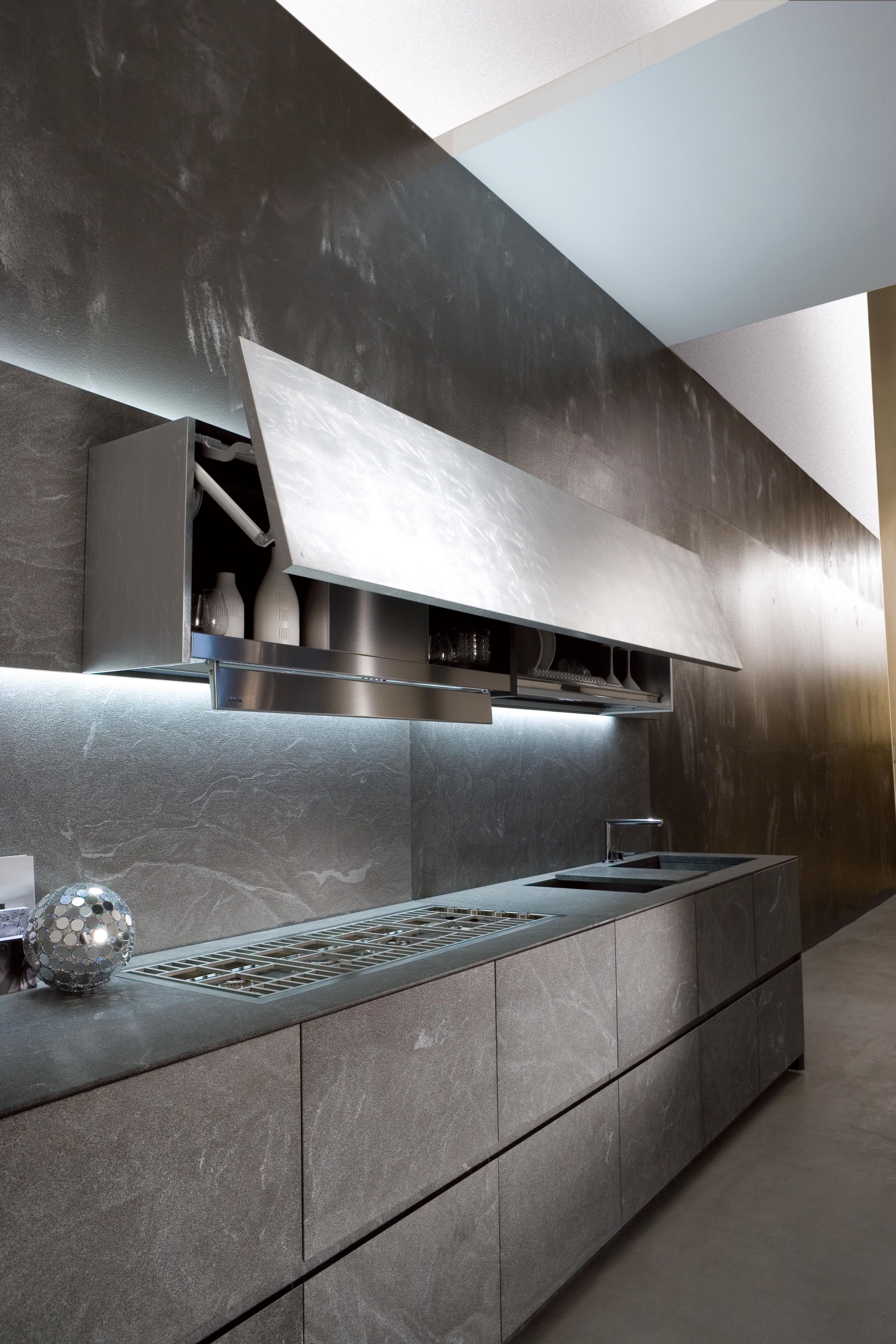 A custom stone kitchen with the perfect dose of minerality