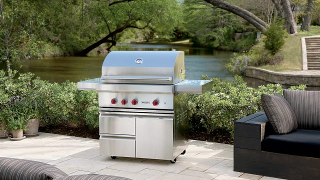 Outdoor grill and equipment made by WOLF, the trusted brand for high-quality cooking equipment.