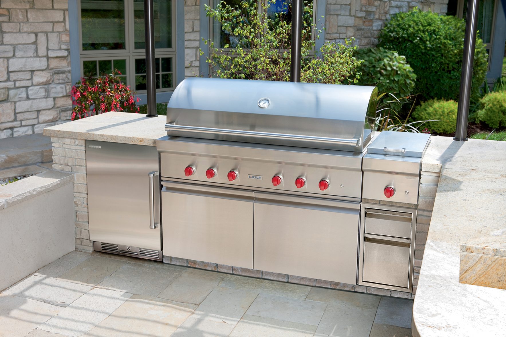 Outdoor grill and equipment made by WOLF, the trusted brand for high-quality cooking equipment.